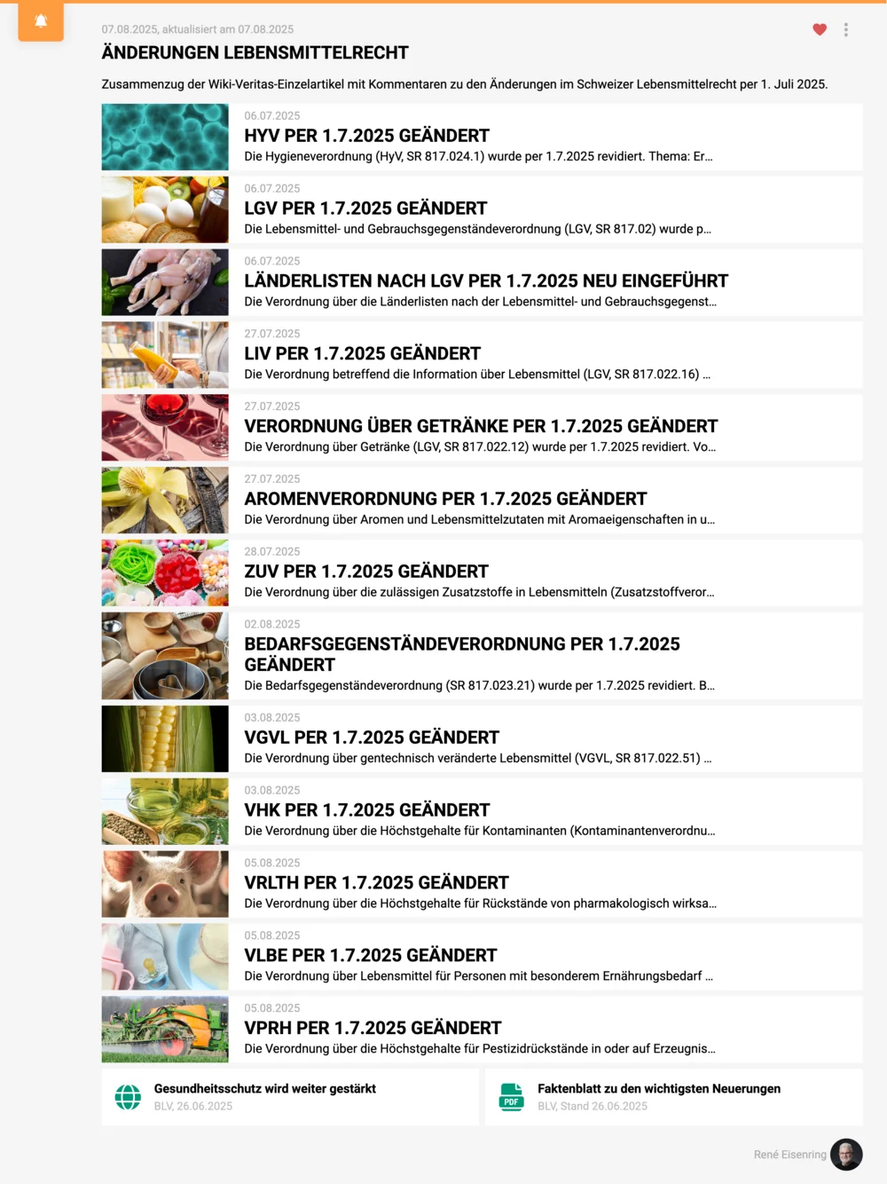 Screenshot von der entsprechenden Kurzinformation im Wiki Veritas