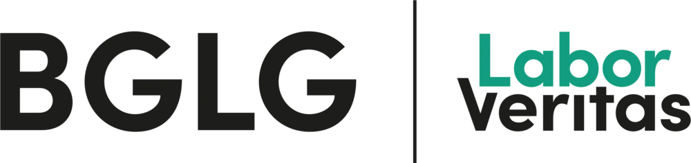 Labor Veritas AG Logo und BGLG-Schriftzug